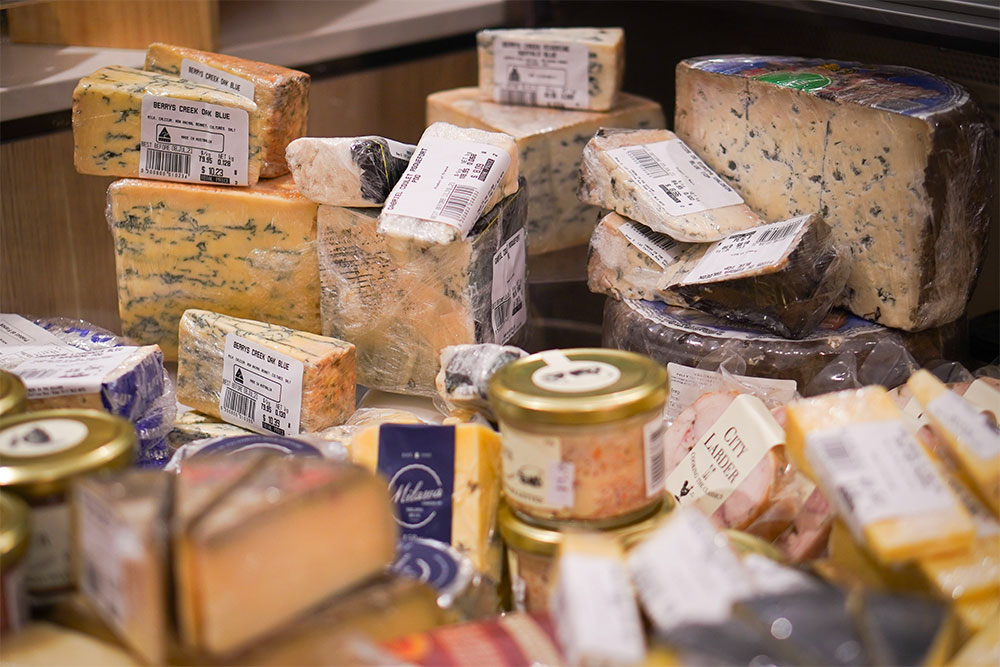 SPECIALTY CHEESES AT EDGE HILL GOURMET DELI