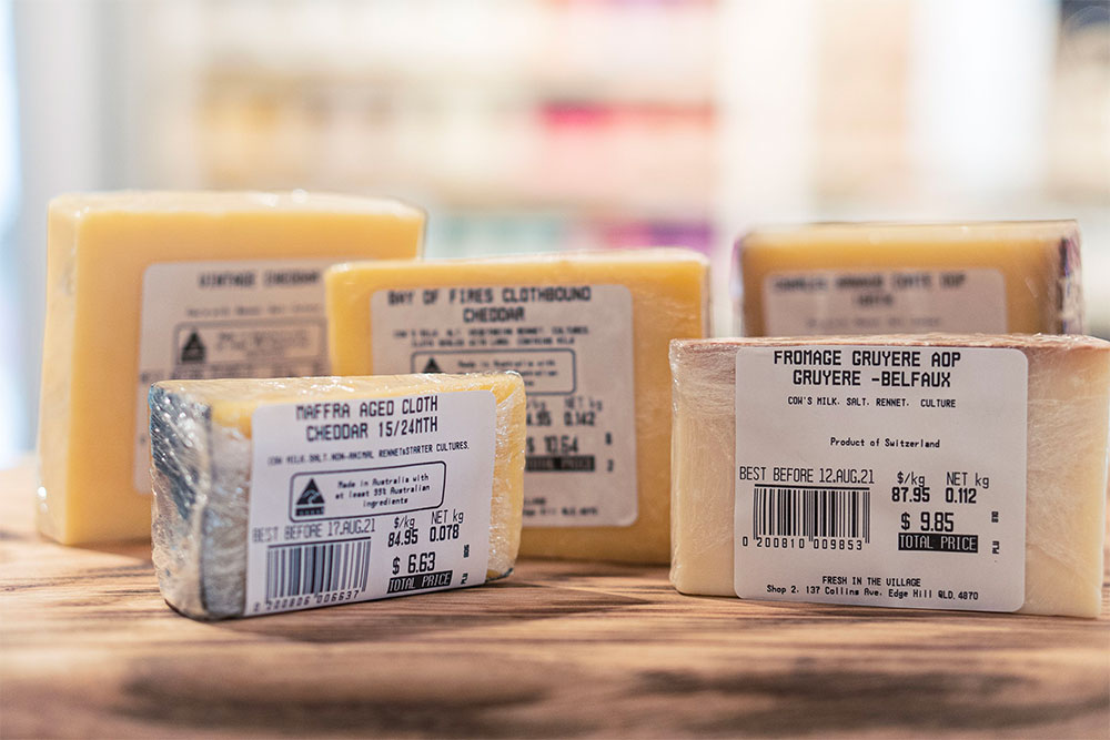 SPECIALTY CHEESES AT EDGE HILL GOURMET DELI